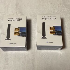 Lot of 2 Wave Indoor TV Antenna Digital HDTV